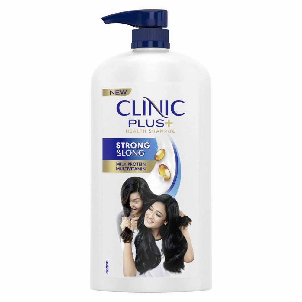 Strong & Long Shampoo 1 L, With Milk Proteins & Multivitamins for Healthy and Long Hair