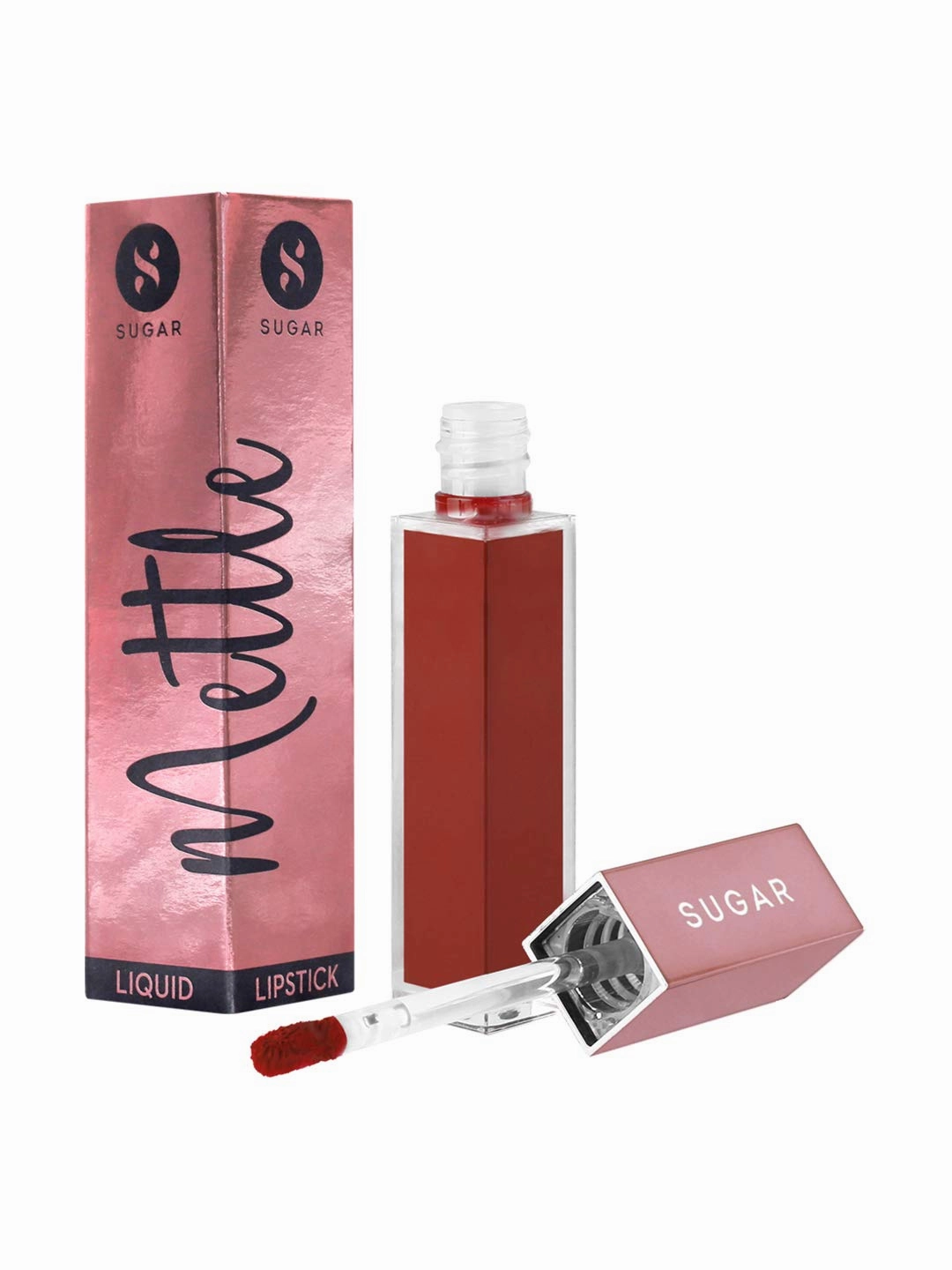 SUGAR Cosmetics Mettle Liquid Lipstick - 11 Rigel (Rusty orange) Creamy Lightweight Texture, Silky Smooth Lips