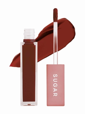SUGAR Cosmetics Mettle Liquid Lipstick - 11 Rigel (Rusty orange) Creamy Lightweight Texture, Silky Smooth Lips