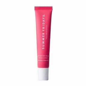Sumer Friday Lip Butter Balm Pink Guava, Vegan Moisturizing Formula with Shea Butter - Pink Guava -15 g | 0.5 oz