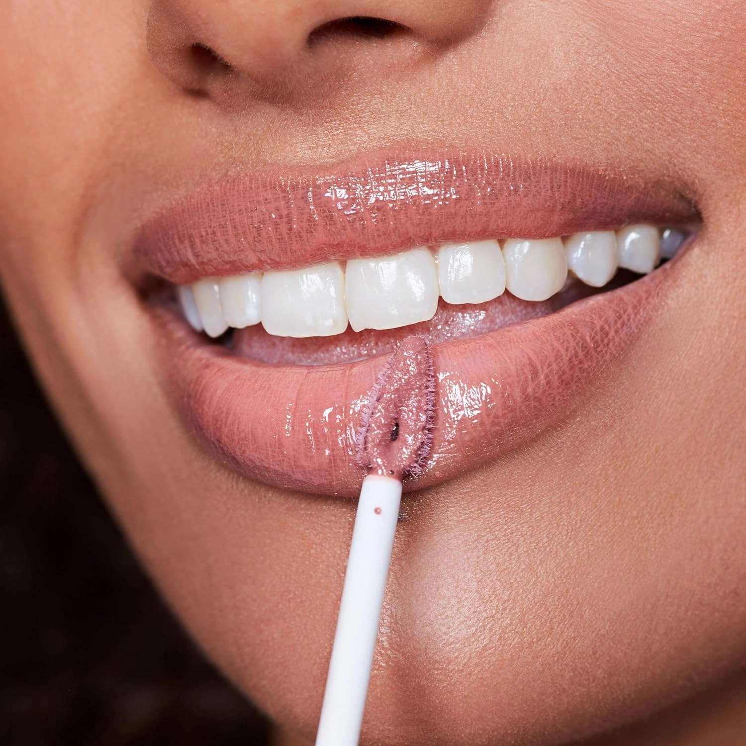 Summer Glow Lip Gloss, Cruelty Free, Vegan, Paraben Free - Made in Italy (LATTE | Rose Pink)