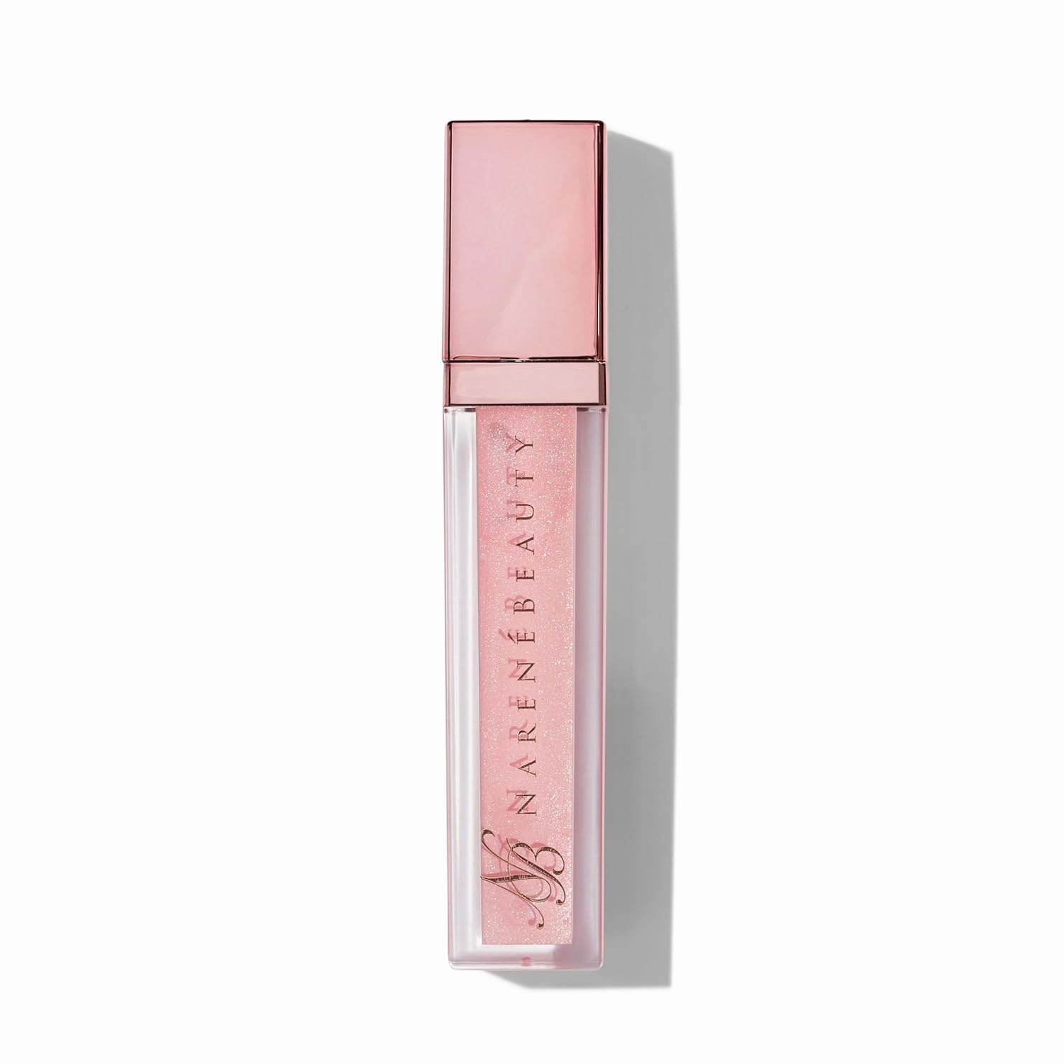 Summer Glow Lip Gloss, Cruelty Free, Vegan, Paraben Free - Made in Italy (SPARKLE | Baby Pink)