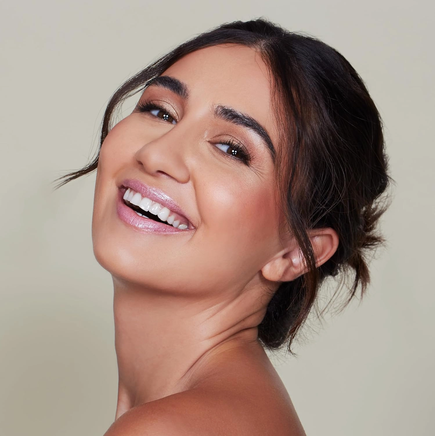 Summer Glow Lip Gloss, Cruelty Free, Vegan, Paraben Free - Made in Italy (SPARKLE | Baby Pink)