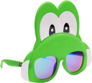 Sun-Staches Super Mario Sunglasses | Nintendo Mario, Luigi, Bowser, Yoshi, or Peach Costume Accessory | One Size Fits Most