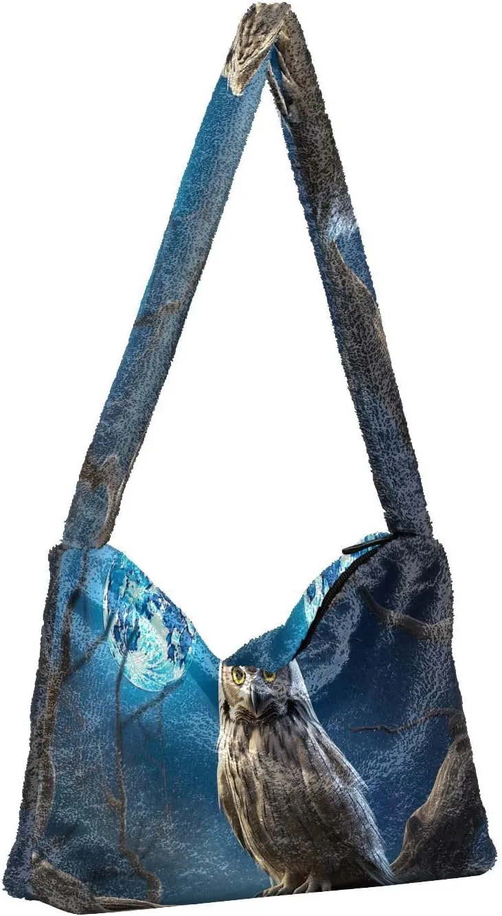 Sunflowers are Orange Plush Underarm Bag, Shoulder Purse with Zipper, Medium Shoulder Bag for Women