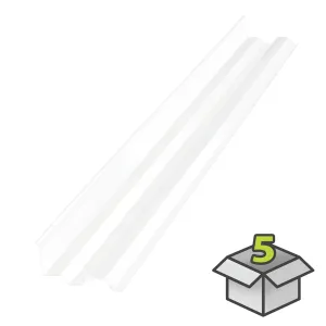 SUNTUF Clear Side Ridge Cap 50" (5PK)