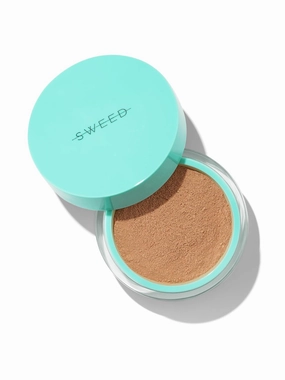 SWEED - Miracle Powder Mineral Foundation | Vitamin C   E, Hydrolyzed Collagen | Nourishes, Protects, Breathable | Vegan, Cruelty-Free, Clean Beauty (Tan 04, 0.25 oz | 7 g)