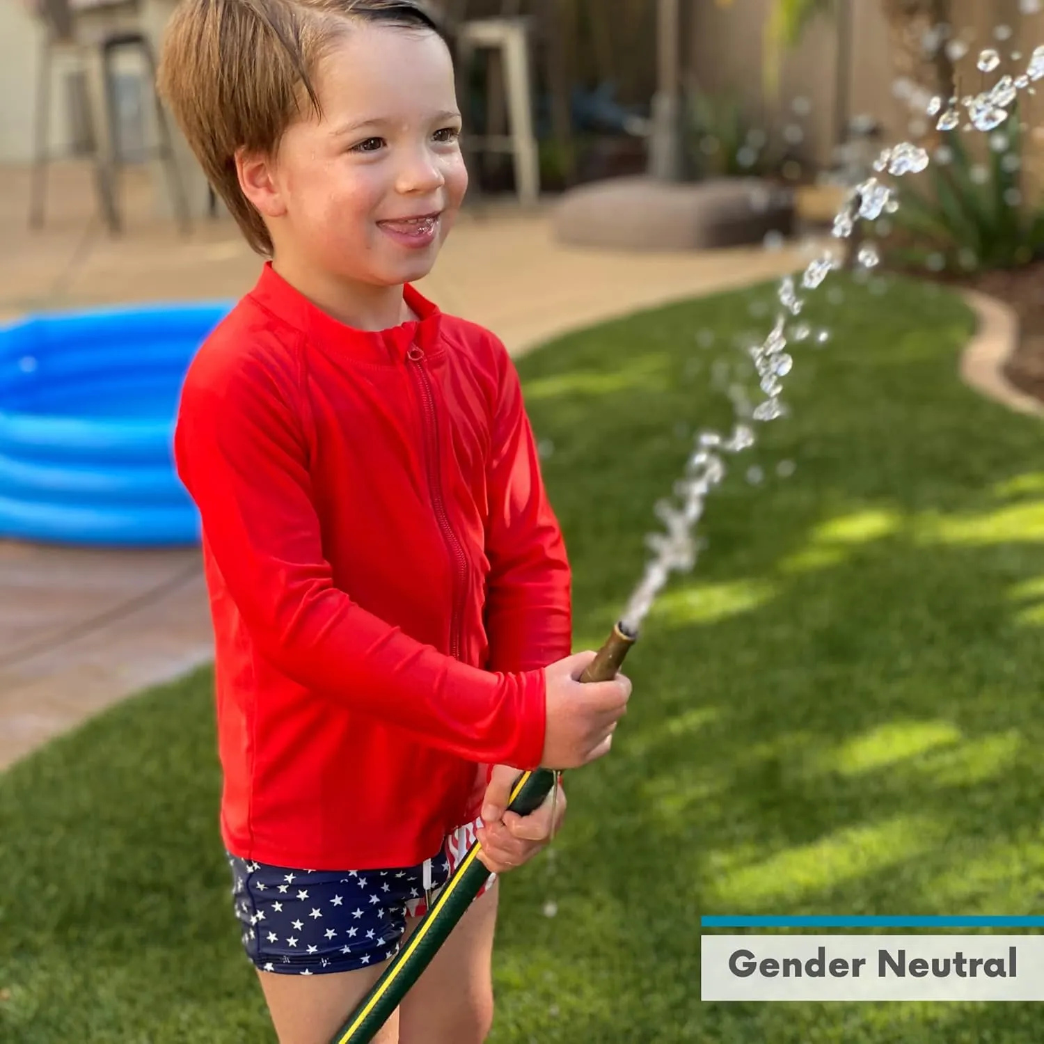 SwimZip UPF 50  Long Sleeve Rash Guard for Boys' and Girls' - Baby, Toddler, Kids