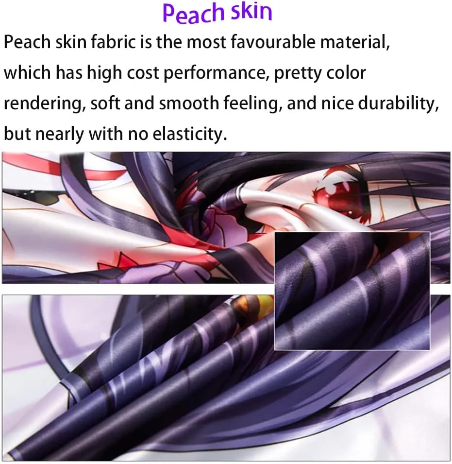 Sword Art Online Yuuki Asuna Cushion Cover Pillow Case Peach Skin 150x50cm(59in x 19.6in) Asuna Asada Shino Pillowcase