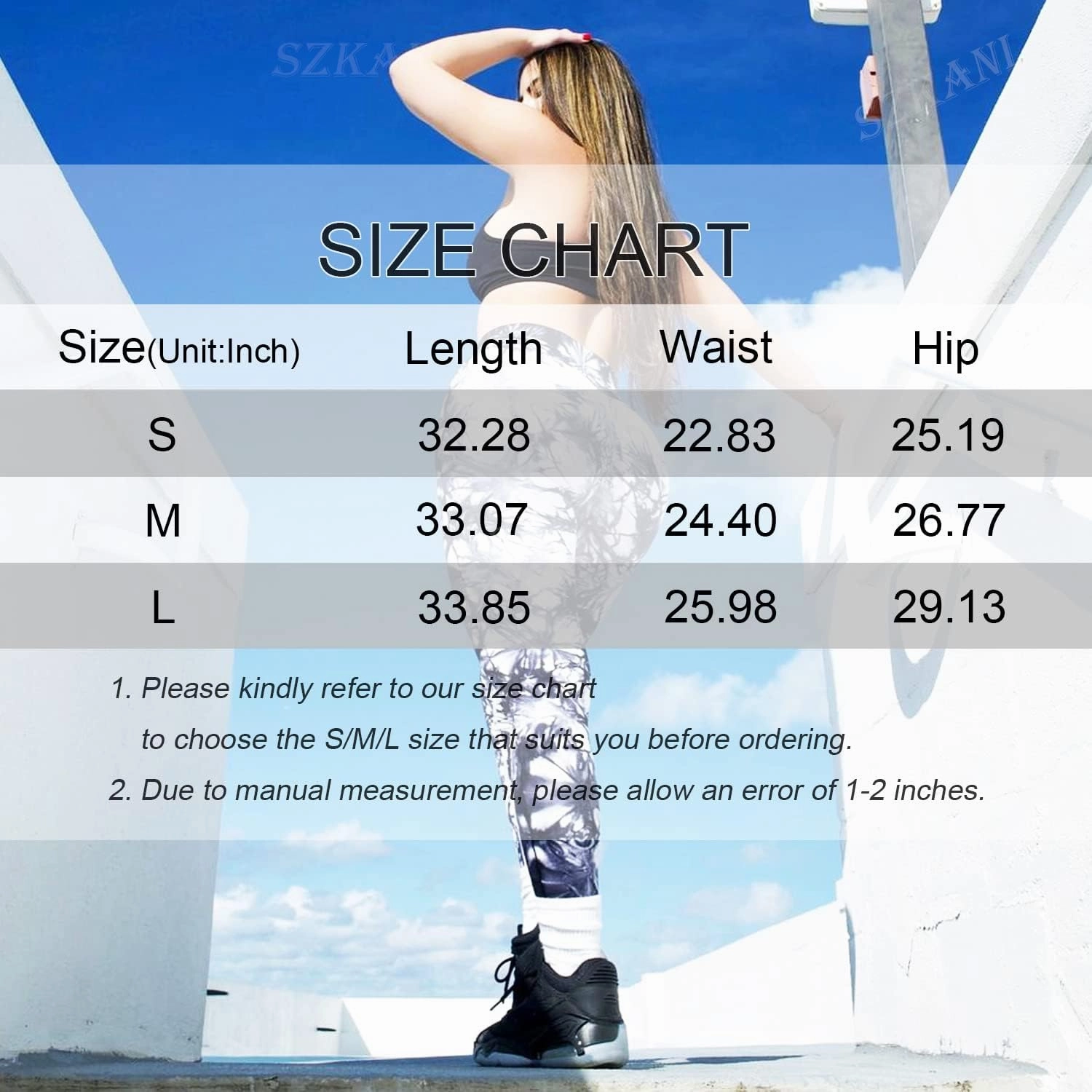 SZKANI Butt Lifting Leggings for Women Booty High Waisted Workout Yoga Pants Scrunch Butt Gym Seamless Booty Tight