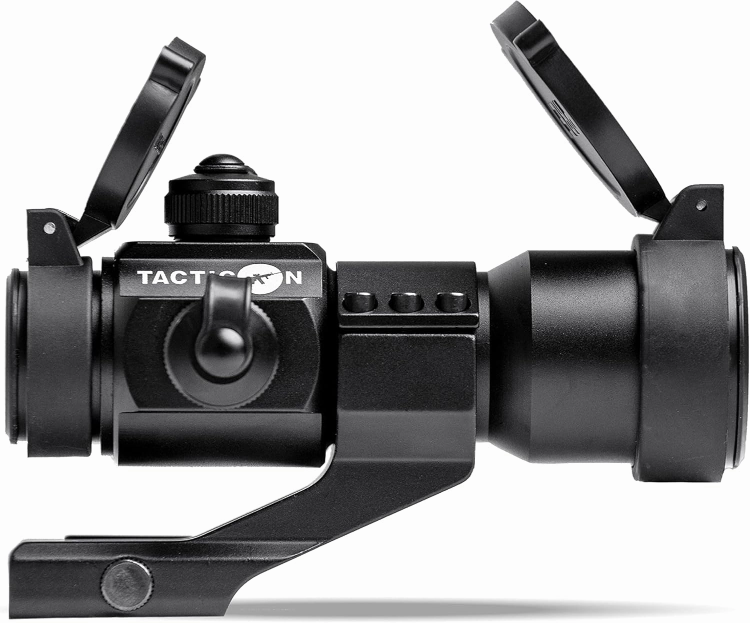 Tacticon Predator V1 Red Dot Sight for Rifle - Enclosed Red Dot and Green Dot Optic for Rifle - Iron Sight Absolute Co-Witness - Disabled Combat Veteran Owned Company