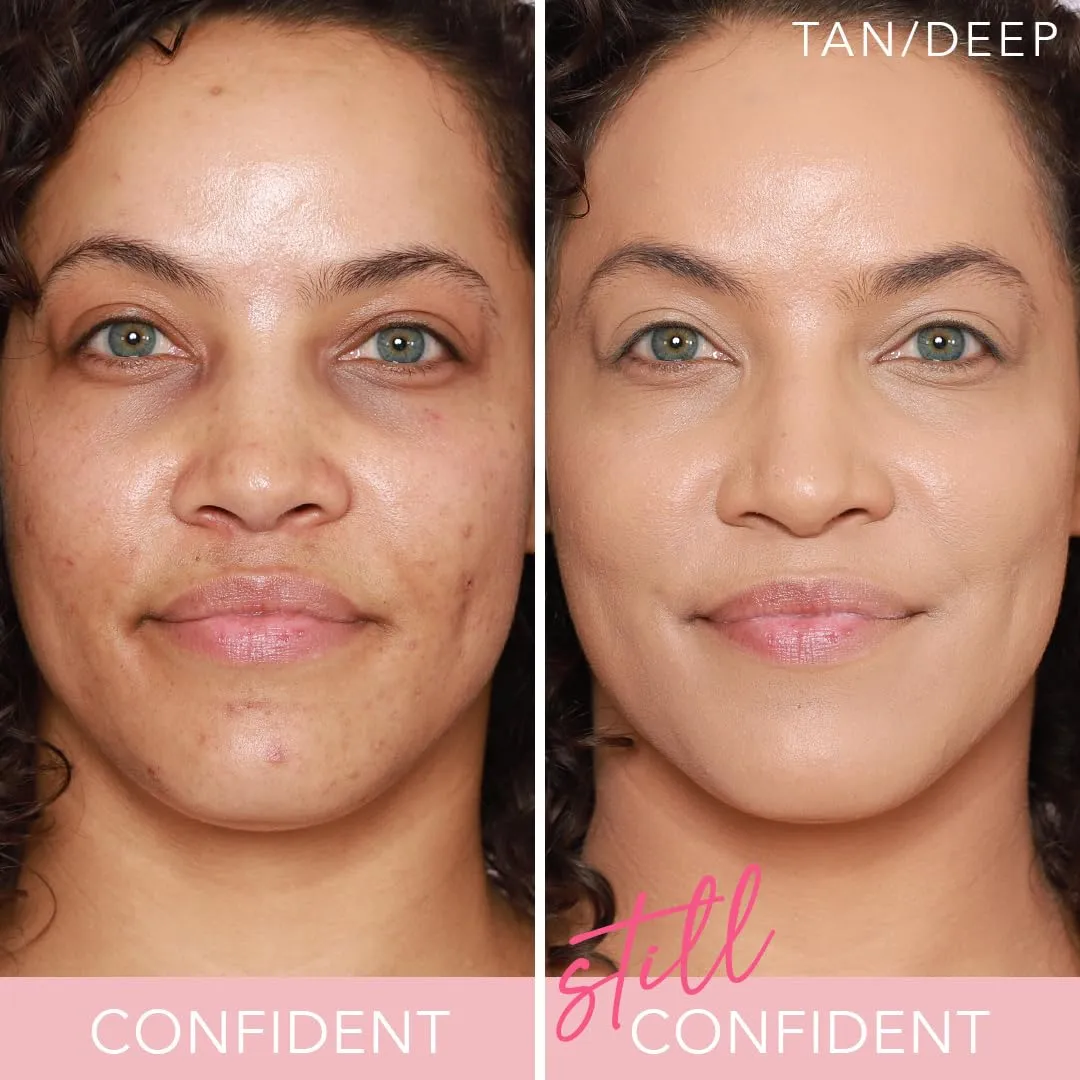 T.C.E This Covers Everything Super Coverage Serum Makeup with Peptides (Deep/Rich, One Size)