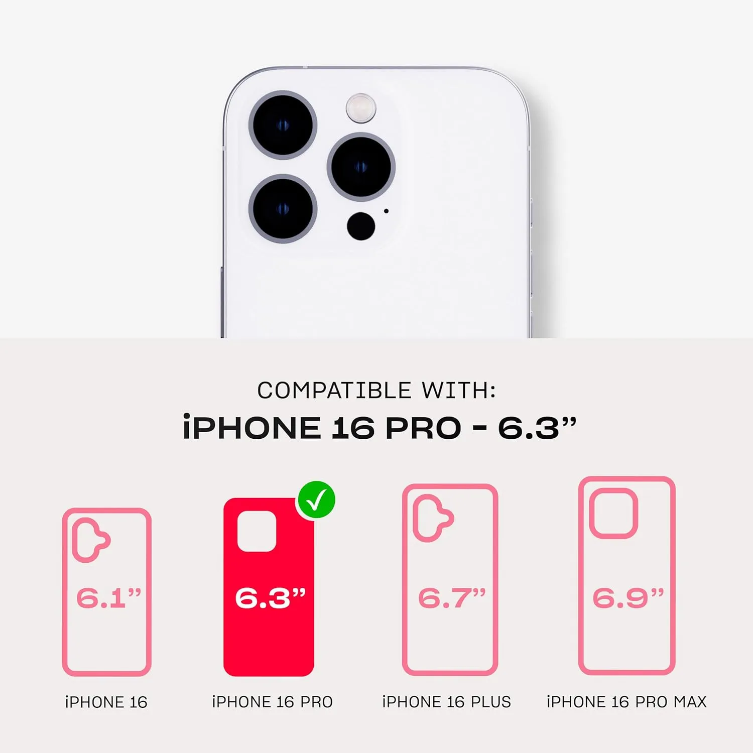 Tech21 EvoPro case for iPhone 16 Pro - Compatible with MagSafe - Impact Protection Case 21x Military Standard Tested - in Clear