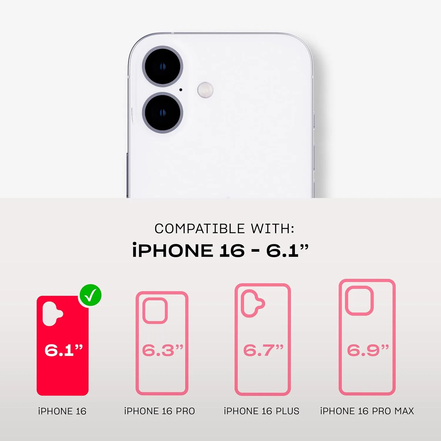 Tech21 EvoPro for iPhone 16 - Compatible with MagSafe - Impact Protection Case 21x Military Standard Tested - in Clear