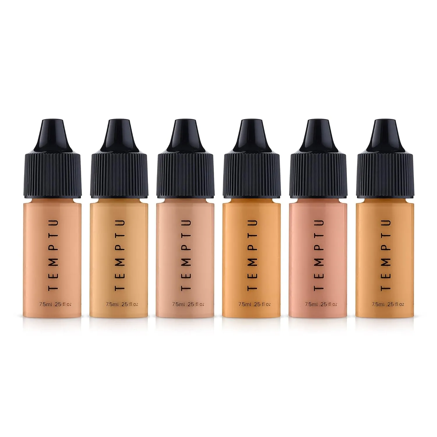 TEMPTU Perfect Canvas Airbrush Foundation: Anti-Aging, Long-Wear Makeup, Buildable Coverage For Hydrated And Healthy Skin Semi Matte, Natural Finish 24 Shades