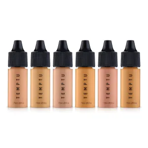 TEMPTU Perfect Canvas Airbrush Foundation: Anti-Aging, Long-Wear Makeup, Buildable Coverage For Hydrated And Healthy Skin Semi Matte, Natural Finish 24 Shades