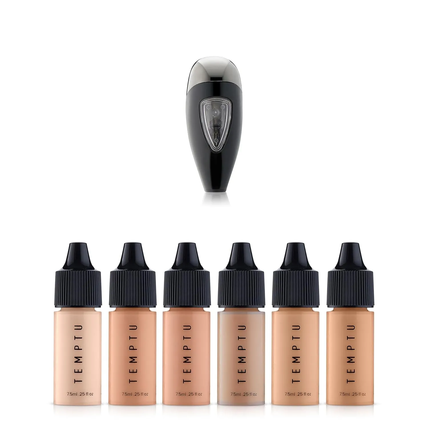 TEMPTU Perfect Canvas Hydra Lock Airbrush Foundation Starter Set, Fair/Light & Airpod Pro Cartridge Bundle