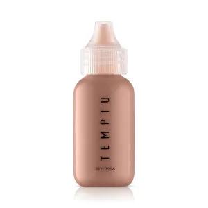 TEMPTU S/B Silicone-Based Airbrush Foundation: Professional Long-Wear Liquid Makeup, Sheer To Full Coverage For A Hydrated, Healthy-Looking Glow & Luminous, Dewy Finish On All Skin Types, 005 Pure Beige, 1 Fl Oz
