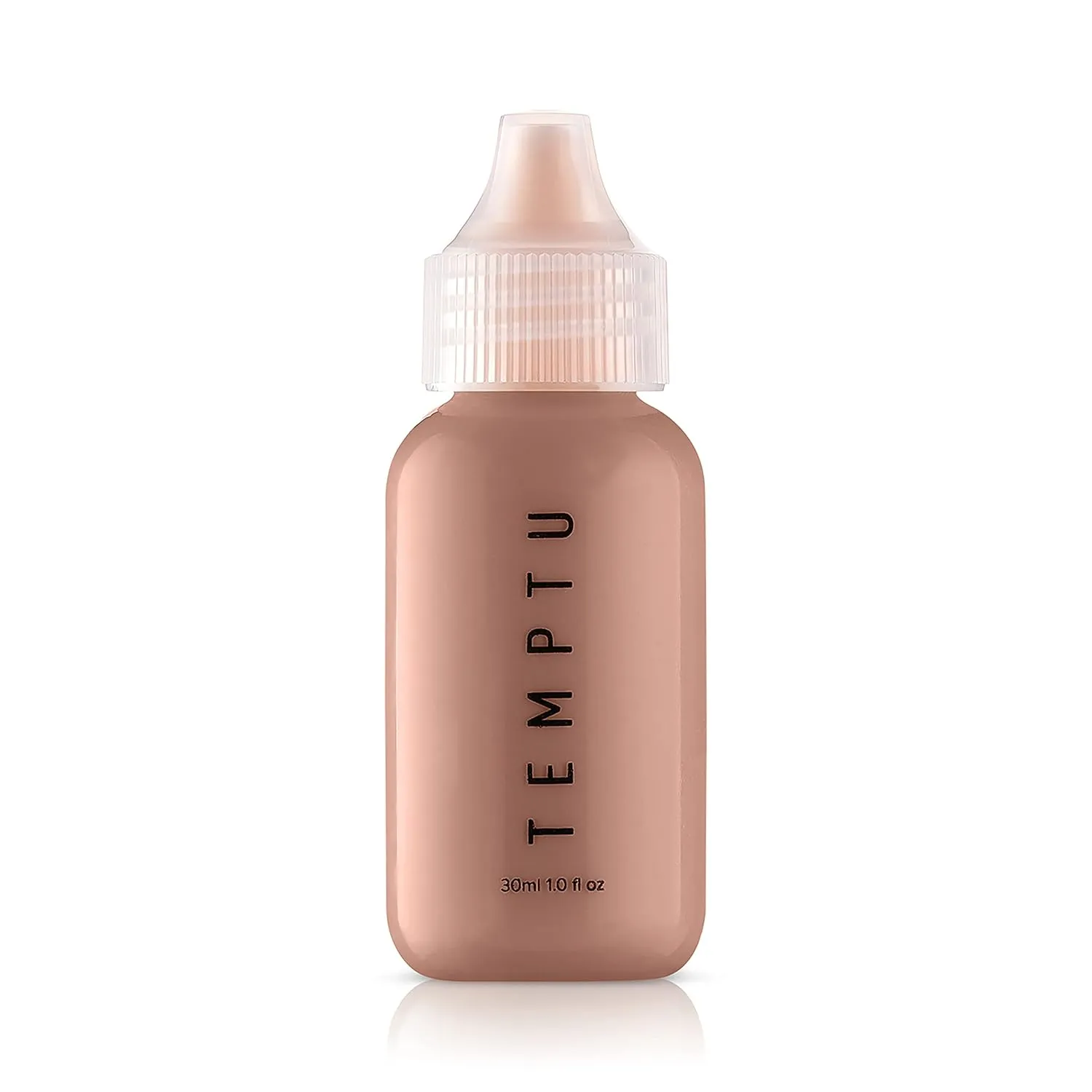 TEMPTU S/B Silicone-Based Airbrush Foundation: Professional Long-Wear Liquid Makeup, Sheer To Full Coverage For A Hydrated, Healthy-Looking Glow & Luminous, Dewy Finish On All Skin Types, 005 Pure Beige, 1 Fl Oz