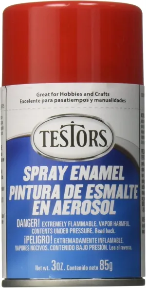 Testors Spray Enamel 3oz, Gloss Red