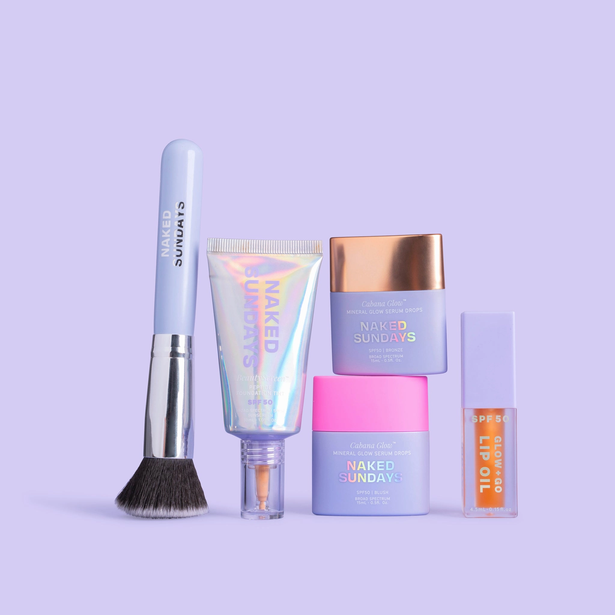 The "Cool Girl" Glowy Skin Bundle with Mini CabanaGlows