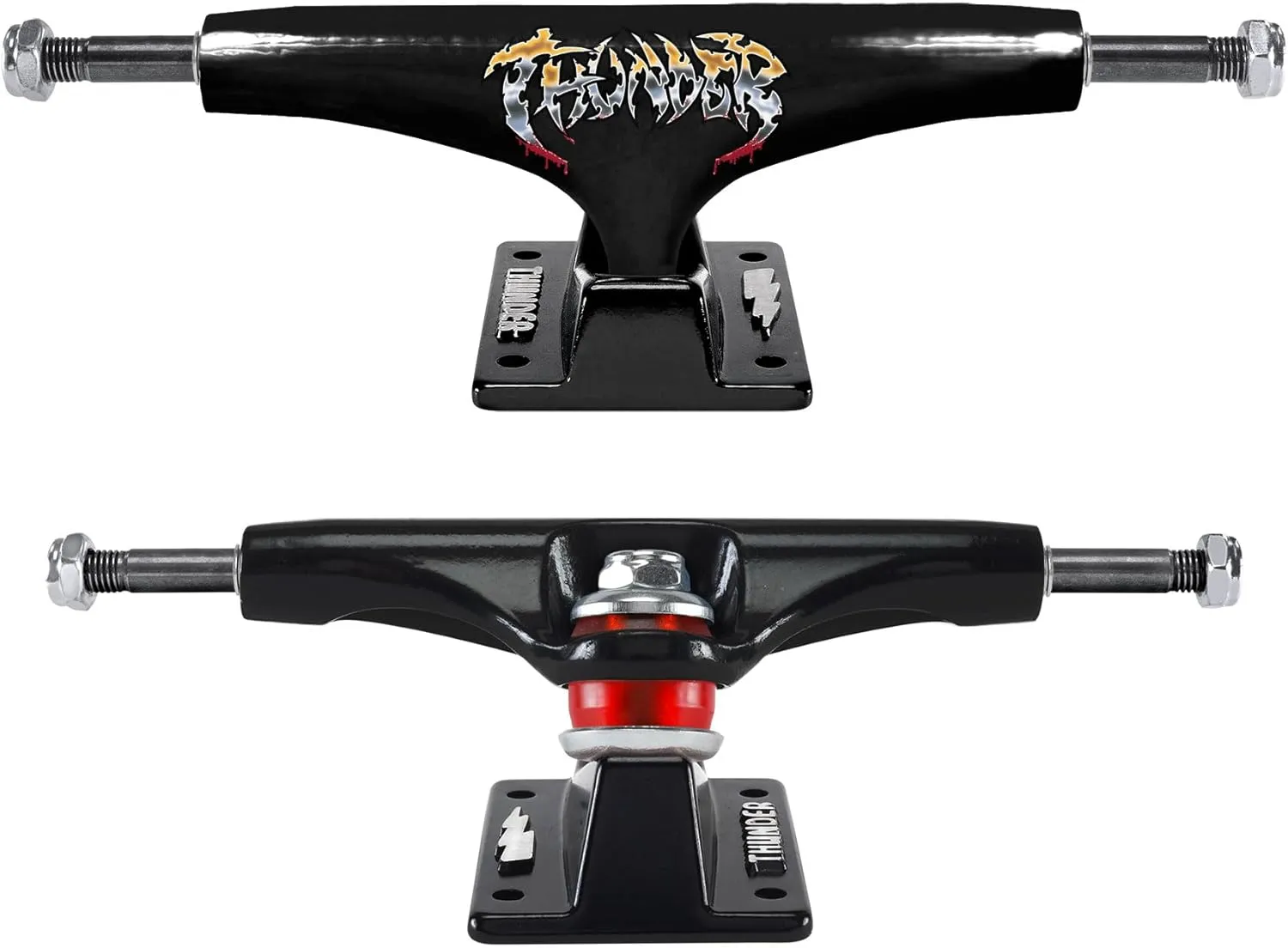 Thunder Skateboard Trucks Severed Hollow Lights Gloss Black 149 (8.5") Pair