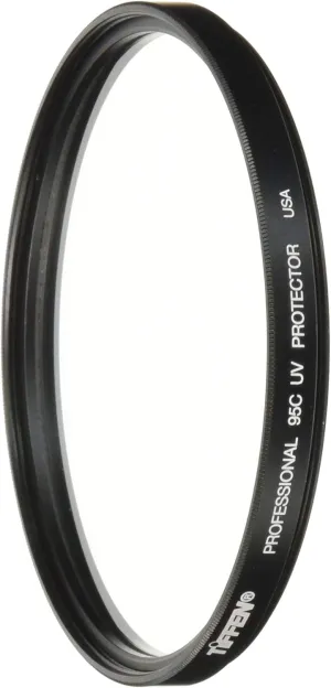 Tiffen 95CUVP 95mm COARSE THREAD UV Protection Filter for Camera Lens, Clear Optical Glass, Impact Resistant, MADE IN USA