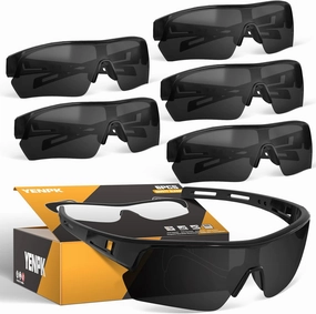 Tinted Safety Glasses for Men Women, Safety Goggles Impact Resistant, ANSI Z87.1  UV400 Eye Protection, Anti Scratch
