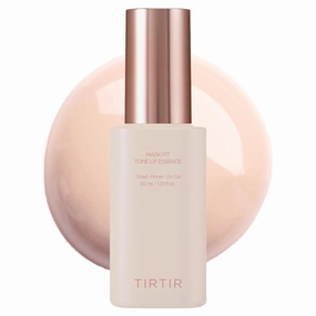 TIRTIR Mask Fit Tone Up Essence | Tinted Moisturizer, All-in-one base, Glass skin look, Deep Hydration, Long-lasting, Natural Coverage, Lightweight, Make-up free look, 1.01 fl.oz. (Beige)