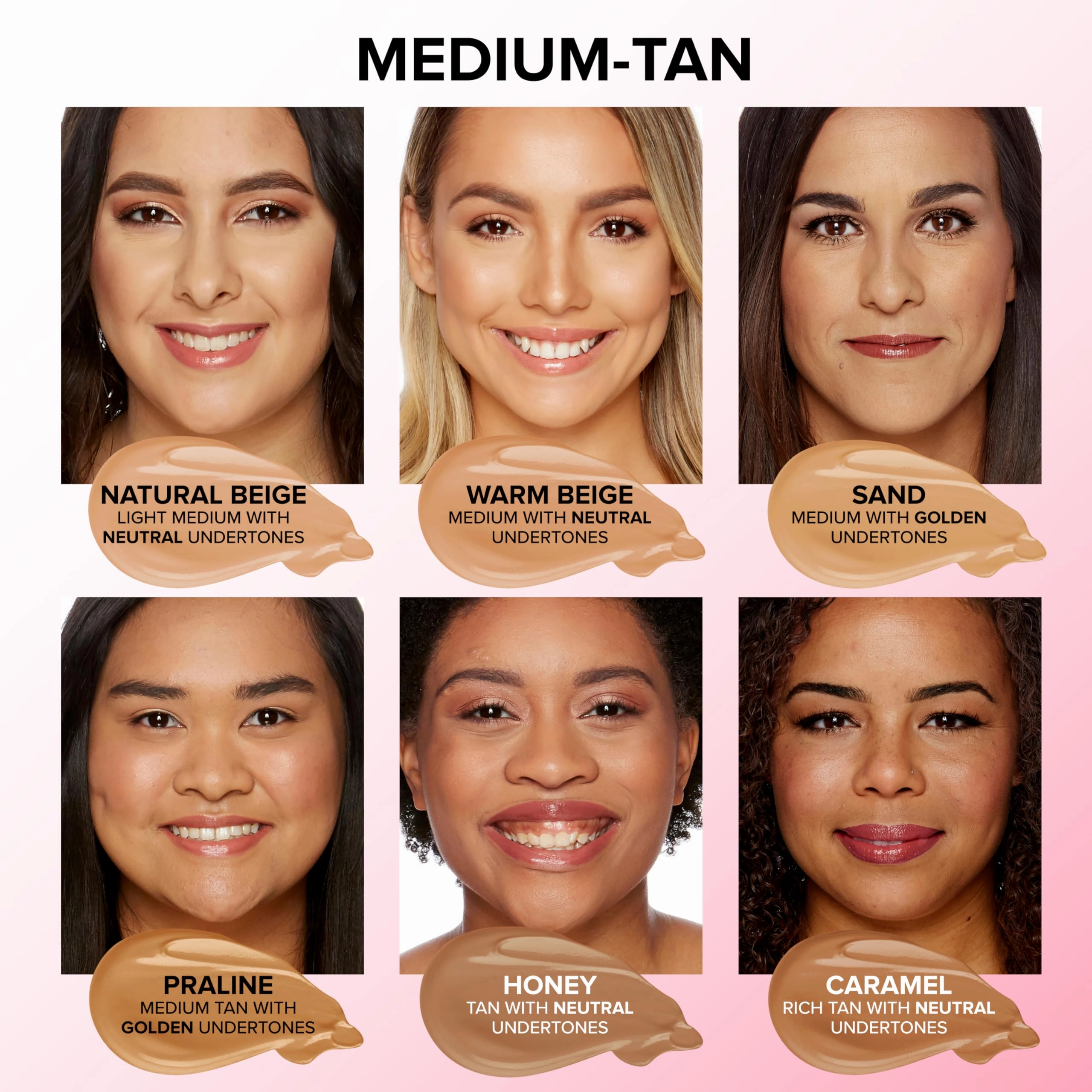 Too Faced Born This Way Natural Finish Longwear Liquid Foundation | Medium-To-Full Coverage | Hydrating   Oil Free, 1 Fl Oz, Natural Beige