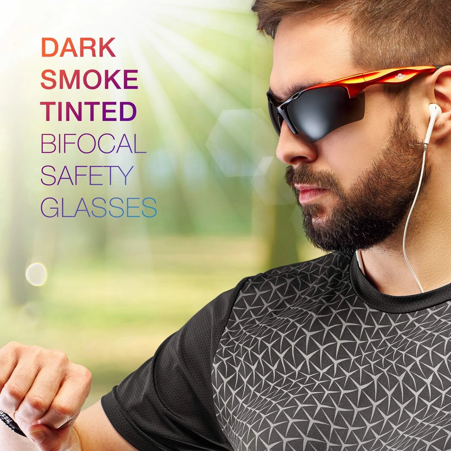ToolFreak Rebel Bifocal Safety Glasses, ANSI z87  Impact and UV