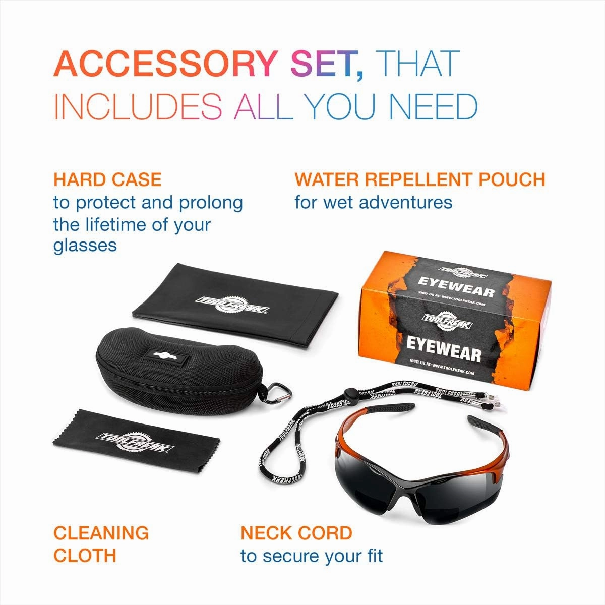 ToolFreak Rebel Bifocal Safety Glasses, ANSI z87  Impact and UV