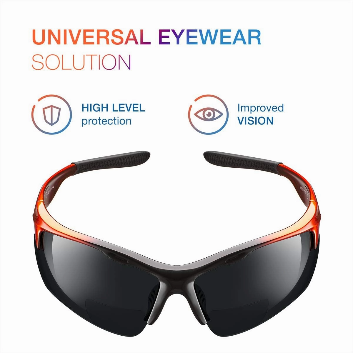 ToolFreak Rebel Bifocal Safety Glasses, ANSI z87  Impact and UV