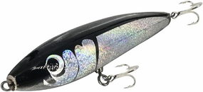Topwater Pencil Popper Wobbler Hard Stick Baits Handmade Fishing Lure Plug Swimbait with Fishing Treble Hooks Bait Floating Saltwater 4.9OZ