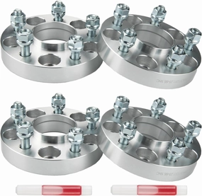 Torchbeam 5x4.5 Hub Centric Wheel Spacers 1 inch with M10x1.25 Thread Pitch, 66.1mm Hub Bore, 4Pcs Adapters for Altima, Rogue, Sentra, Pathfinder, Murano, Maxima, Kicks, Rogue Sport, G37