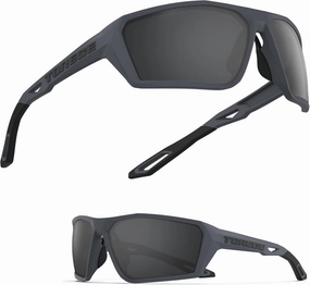 TOREGE Polarized Sports Sunglasses for Men Women Shooting Cycling Running Golf Fishing Sunglasses Durable Lens TR36