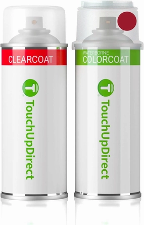 TouchUpDirect PRP/JRP Deep Cherry Red Crystal Pearl Compatible With Chrysler Exact Match Touch Up Paint Aerosol - Essential Package