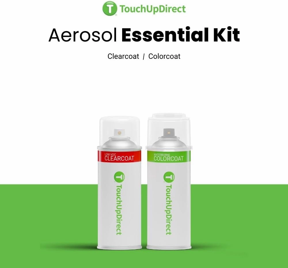 TouchUpDirect PRP/JRP Deep Cherry Red Crystal Pearl Compatible With Chrysler Exact Match Touch Up Paint Aerosol - Essential Package