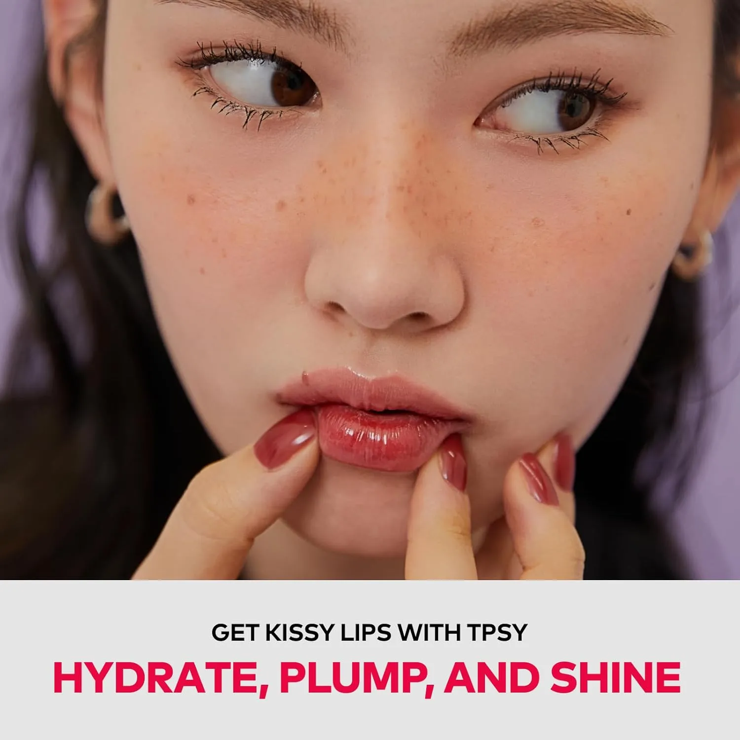 TPSY Juicy Lip Plumper (02 Homebody) - Coral Pink, Tinted Lip Plumping Gloss, Volumizing & Hydrating, for Fuller Lips, Non-Sticky Glossy Finish, Vegan