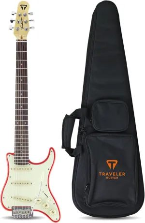 Traveler Guitar Travelcaster Deluxe Electric Guitar (Fiesta Red)