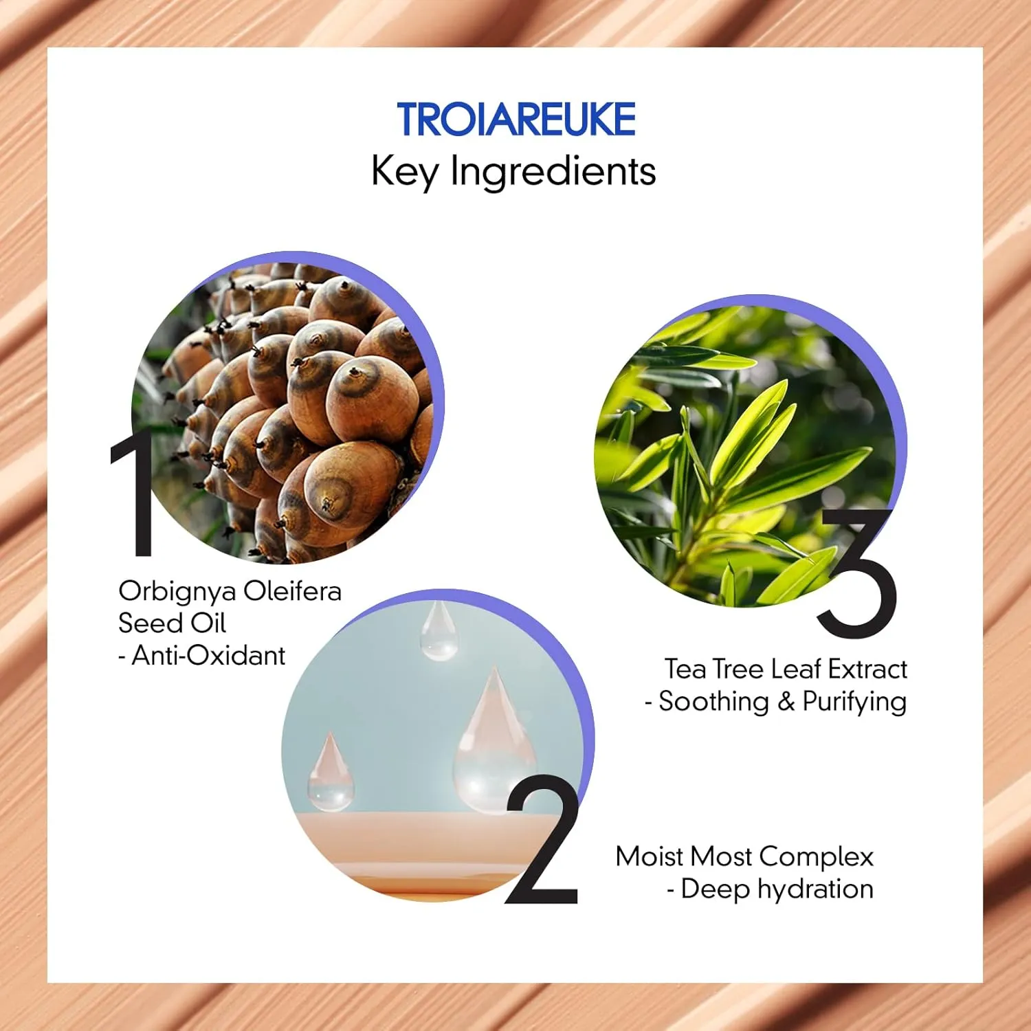 TROIAREUKE Aesthetic BB Cream A  Formula (21 Beige) SPF50  PA   , Lightweight Blemish Balm, Tinted Moisturizer with Medium Coverage, Lasting Foundation Makeup Base for Oily Skin | Korean Beauty Makeup