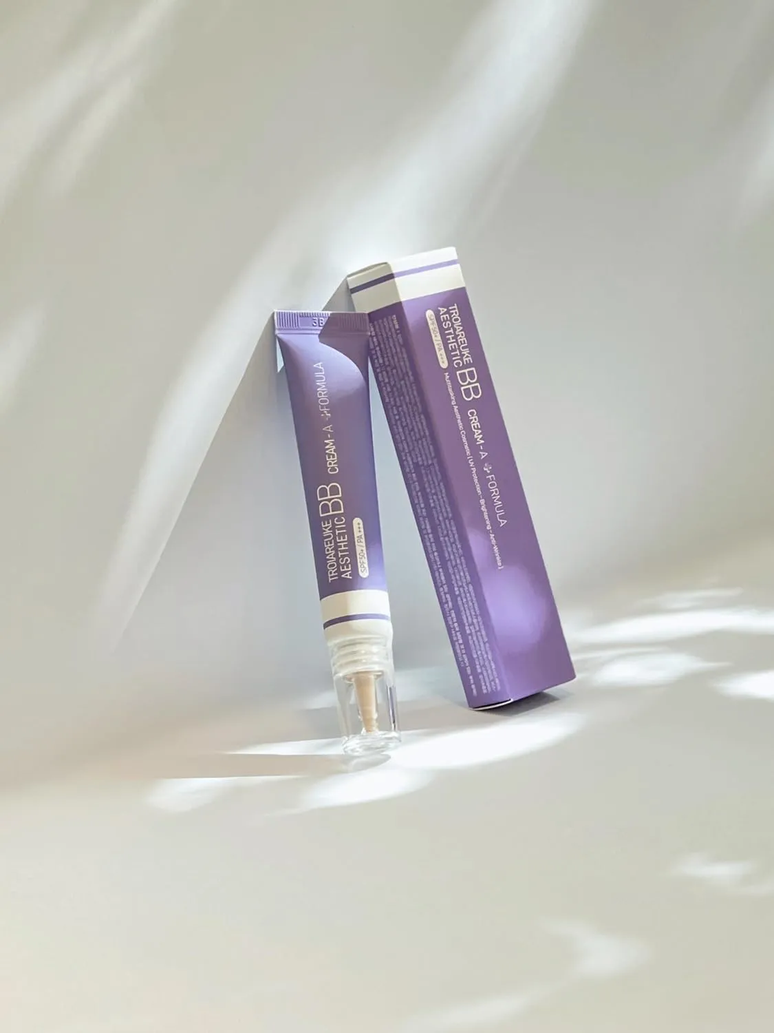 TROIAREUKE Aesthetic BB Cream A  Formula (21 Beige) SPF50  PA   , Lightweight Blemish Balm, Tinted Moisturizer with Medium Coverage, Lasting Foundation Makeup Base for Oily Skin | Korean Beauty Makeup