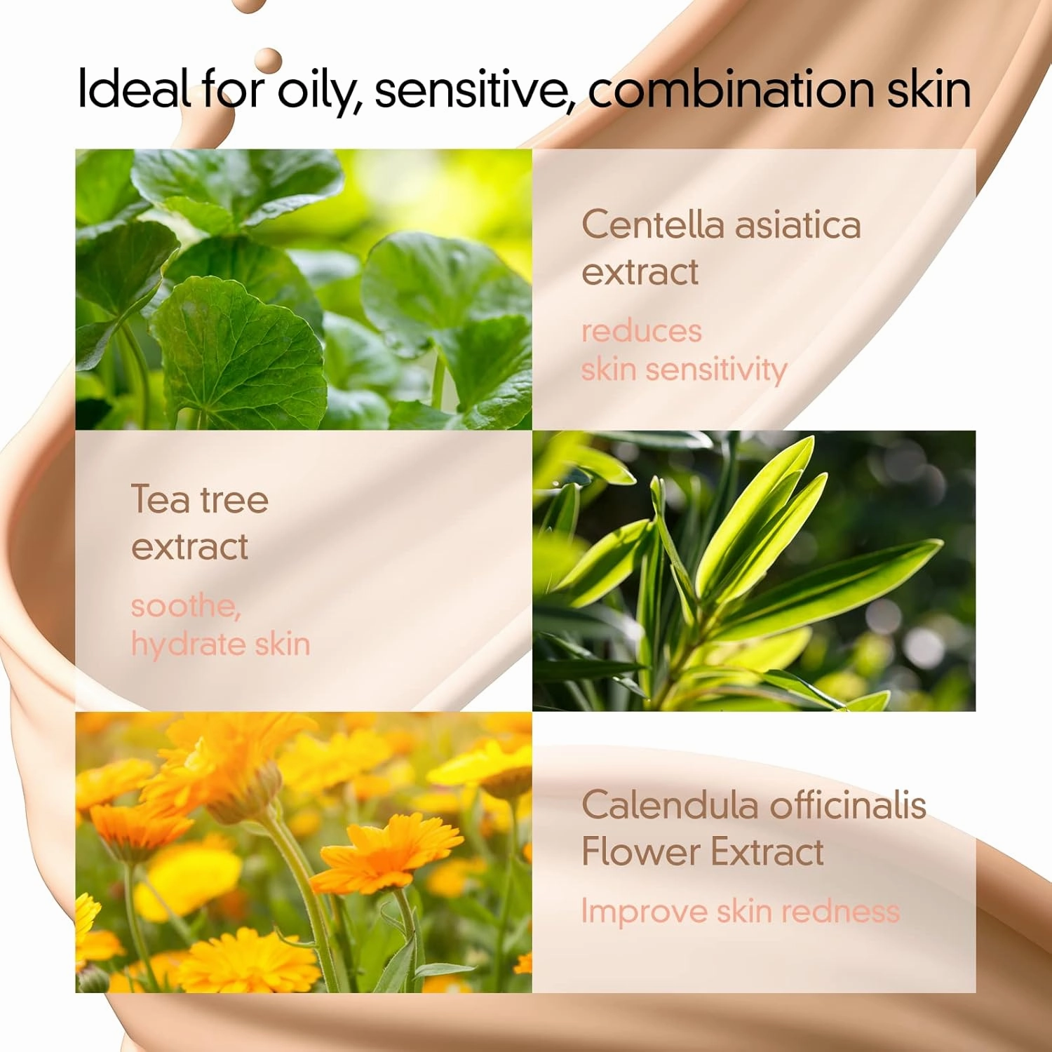 TROIAREUKE A  Cushion Foundation (Shade 21) I Natural Coverage Foundation Makeup, Moisturizing Finish for Sensitive, Oily, Combination Skin, Skin Care Cushion I Korean Aesthetic Makeup