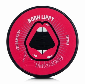 Tubees Born Lippy Pot Lip Balm, Strawberry, 10ml