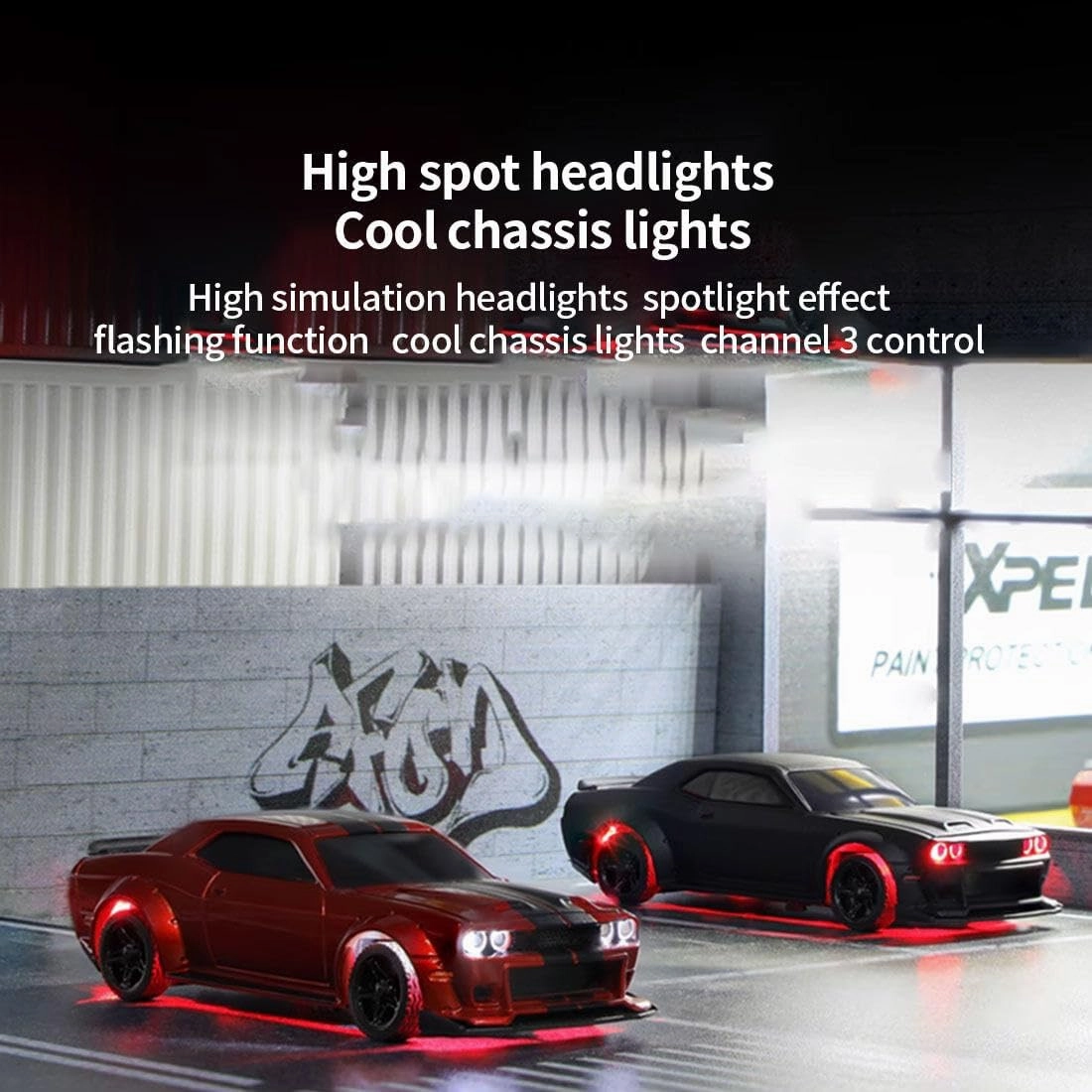 Turbo Racing C75 1/76 Scale Mini RC Car, 2.4G 4CH Remote Control Drift Racing Car Model, RWD Electric RC Drift Vehicle Toys Gift for Adult