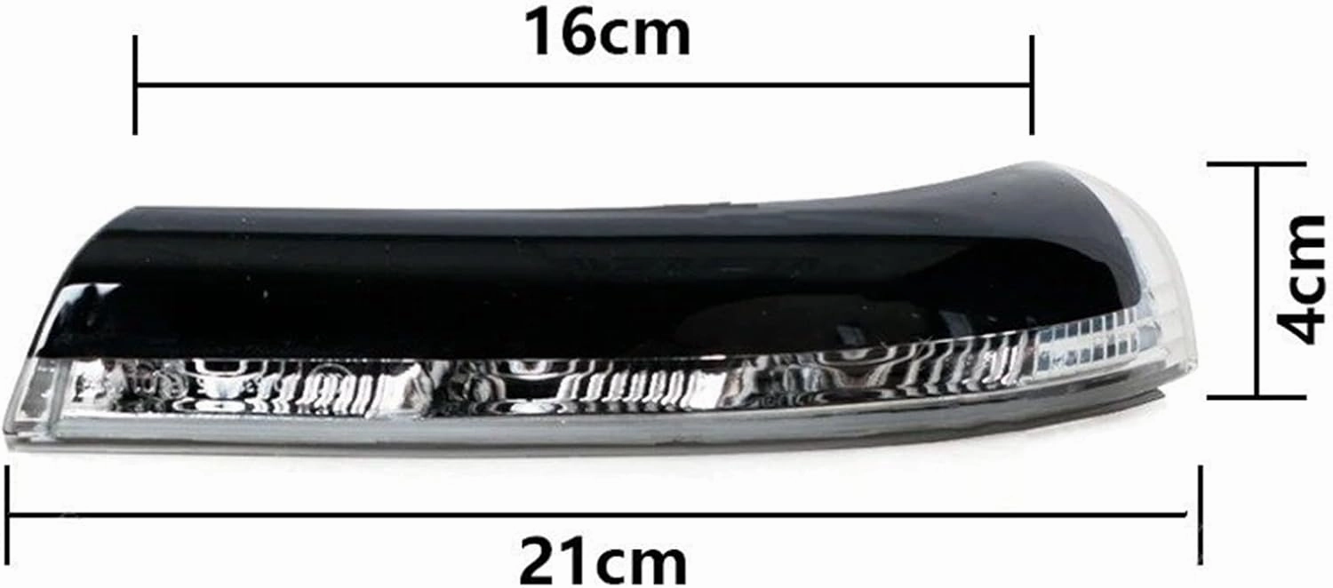 Turn Signal Light for VW Phaeton 2011 2012 2013 2014 2015 2016 Outside Rearview Side Mirror Turn Signal Indicator Light Lamp 3DO949101B 3DO949102B Mirror Turn Signal