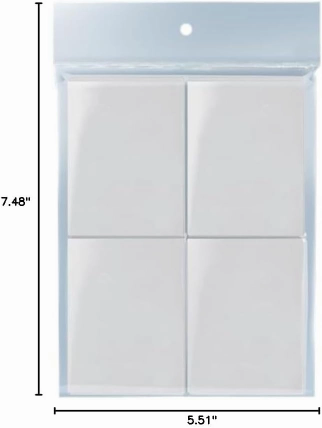 Ultra PRO - 500ct White PRO-Gloss Standard Card Sleeve Deck Protector, Protect & Store Collectible Cards, Sports Cards, MTG, D&D Cards, Sized to Fit Standard Size Cards, High Clarity Gloss Finish