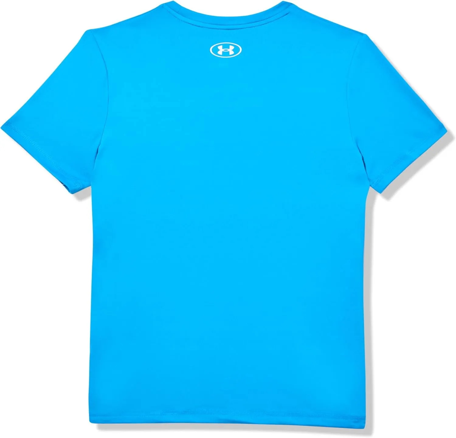 Under Armour Boys' Short Sleeve Rashguard, Salt-Resistant Swim Shirt, Built-in UPF 40  Sun Protection