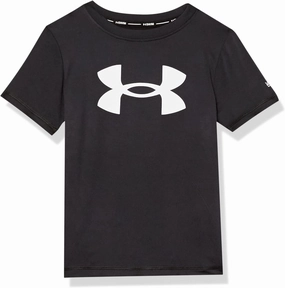 Under Armour Boys' Short Sleeve Rashguard, Salt-Resistant Swim Shirt, Built-in UPF 40  Sun Protection