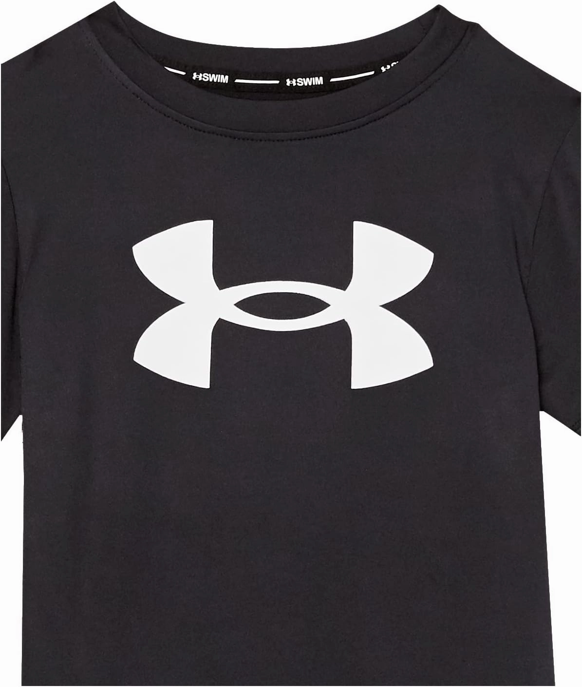 Under Armour Boys' Short Sleeve Rashguard, Salt-Resistant Swim Shirt, Built-in UPF 40  Sun Protection